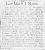 Obituary of Sarah Jane Moran